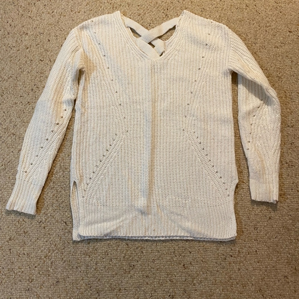 White Knit Sweater